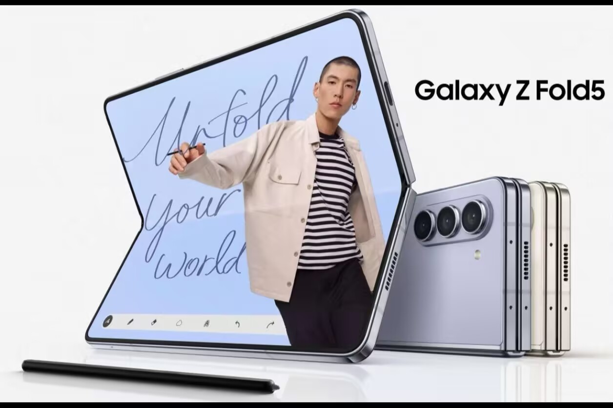 Global Samsung Galaxy Z Fold5 5G 7.6" 50MP Snapdragon 8 Gen 2 4400mAh Android 13 Color Random color Storage Capacity 12+512GB - Image 2