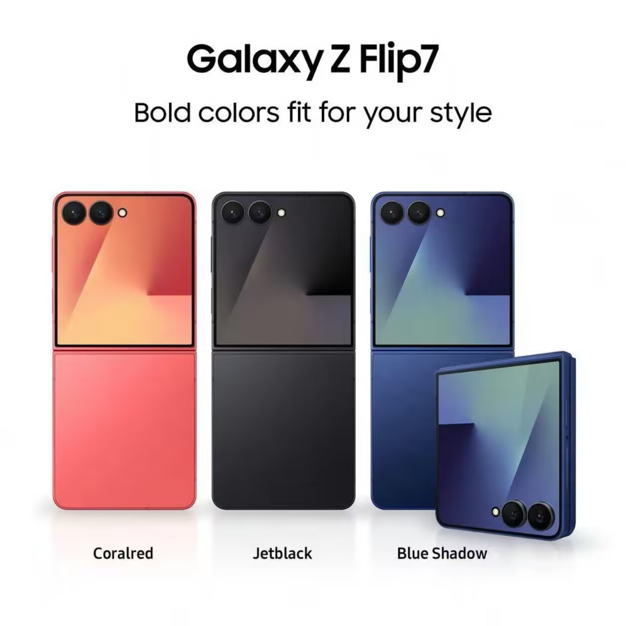 Global Samsung Galaxy Z Flip7 5G 6.9" 50MP Exynos 2500 4300mAh Android Google Color Random color Storage Capacity 12+512GB - Image 2