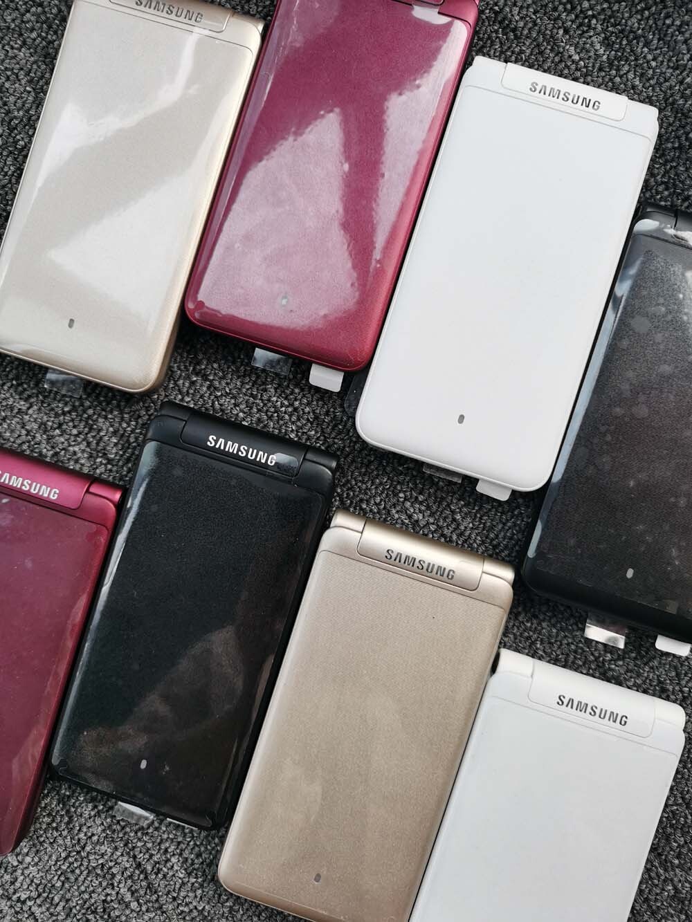 Samsung Galaxy Folder SM-G1600 Dual Sim 16GB Android LTE 3.8" Flip Phone Color Wine red battery 2 * batteries - Image 3