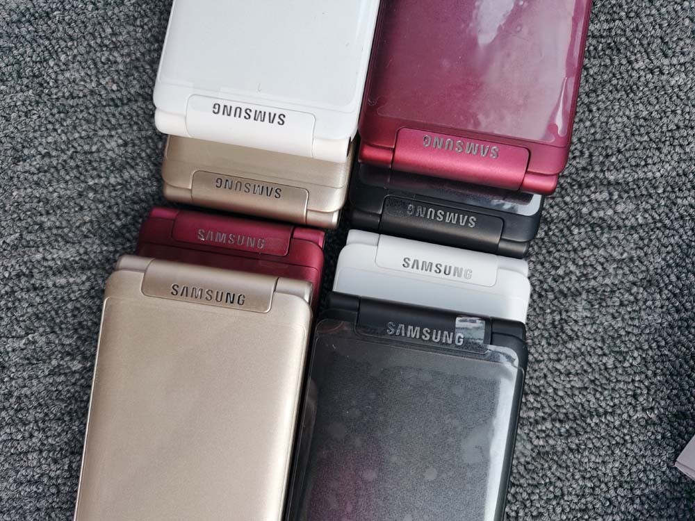 Samsung Galaxy Folder SM-G1600 Dual Sim 16GB Android LTE 3.8" Flip Phone Color Wine red battery 2 * batteries - Image 4