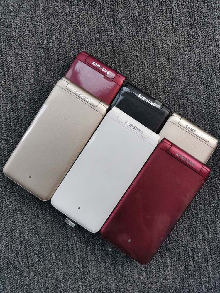 Samsung Galaxy Folder SM-G1600 Dual Sim 16GB Android LTE 3.8" Flip Phone Color Wine red battery 2 * batteries - Image 8