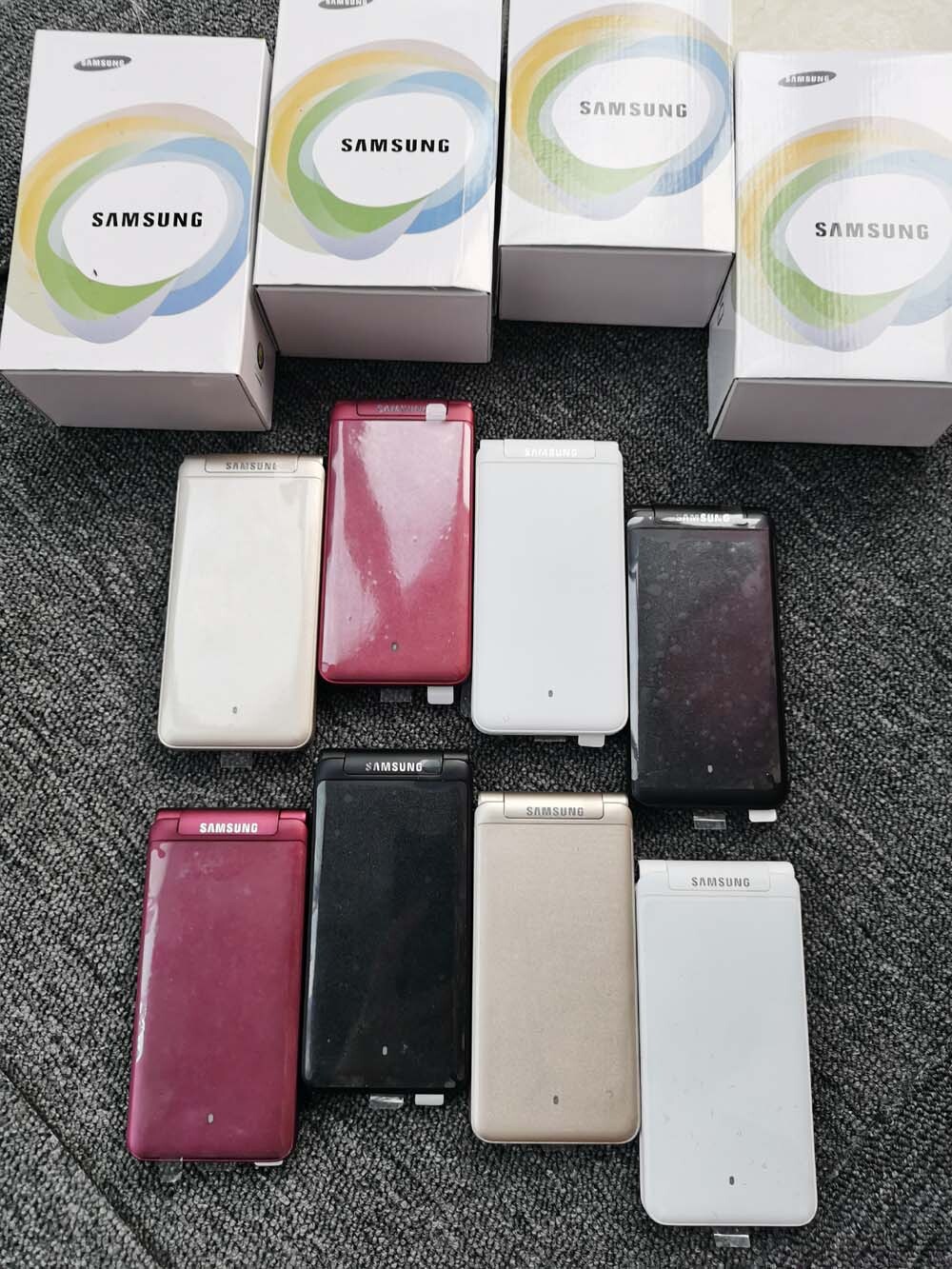 Samsung Galaxy Folder SM-G1600 Dual Sim 16GB Android LTE 3.8" Flip Phone Color Wine red battery 2 * batteries - Image 10