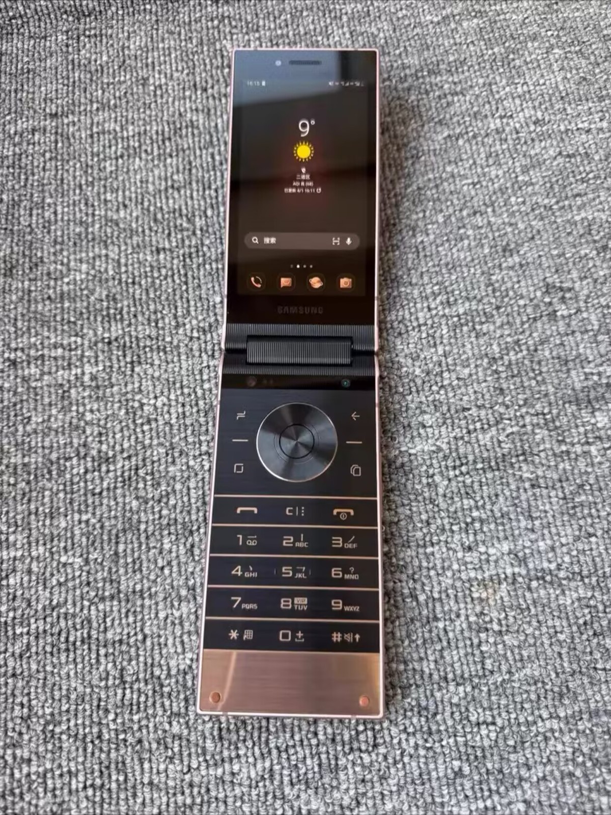 Samsung SM-W2019 256GB/128GB Android Flip 4G flagship smartphone (Unlocked ) Color Gold ( 6+128GB ) - Image 11