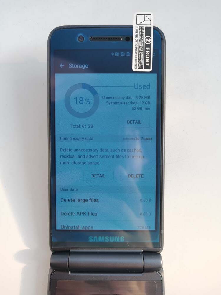 Original Samsung SM-W2017 Unlocked Android Flip Mobilephone Color silver - Image 10