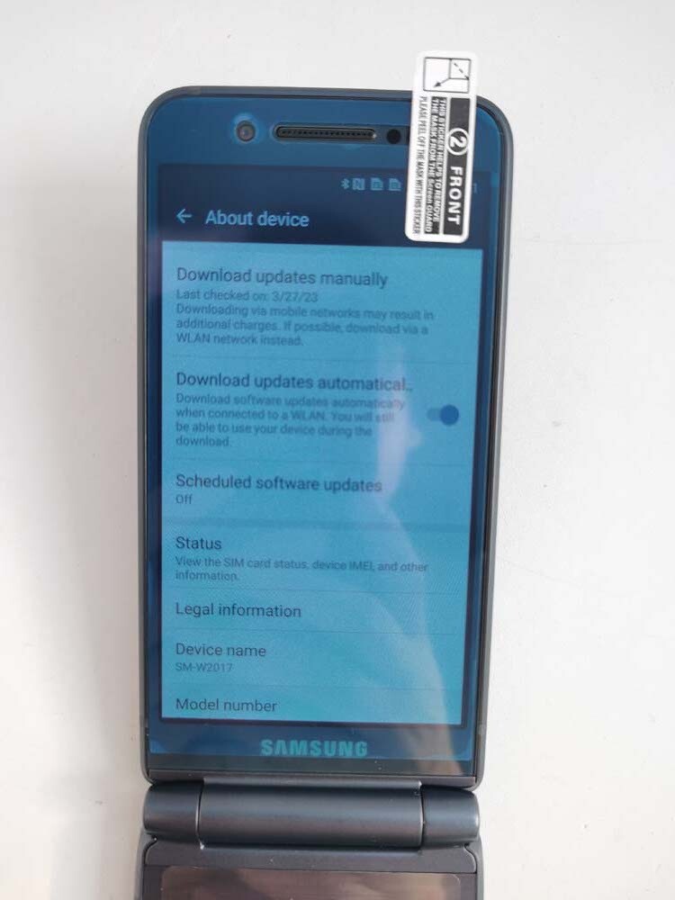 Original Samsung SM-W2017 Unlocked Android Flip Mobilephone Color silver - Image 11