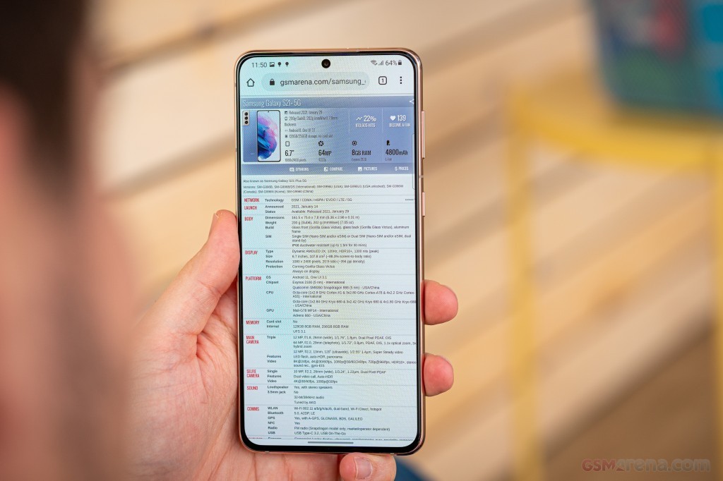 Samsung Galaxy S21+ 5G Plus SM-G996B/DS (International) G996U1 (USA unlocked) Storage 8GB+128GB Model SM-G996B/DS (International) - Image 12