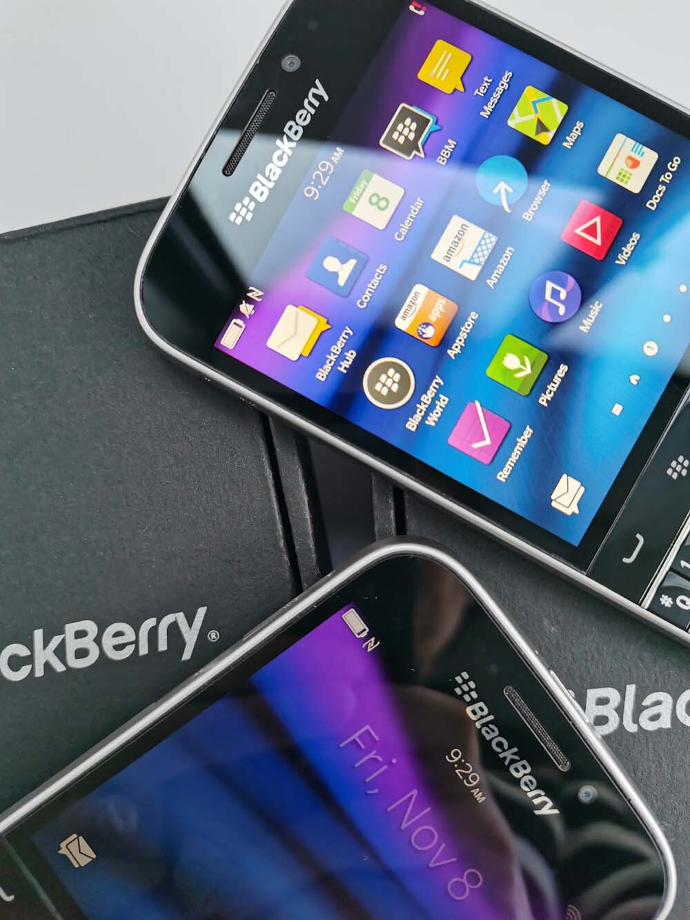 Original BlackBerry Classic Q20 Black white Unlocked 16GB Smartphone Color White - Image 5