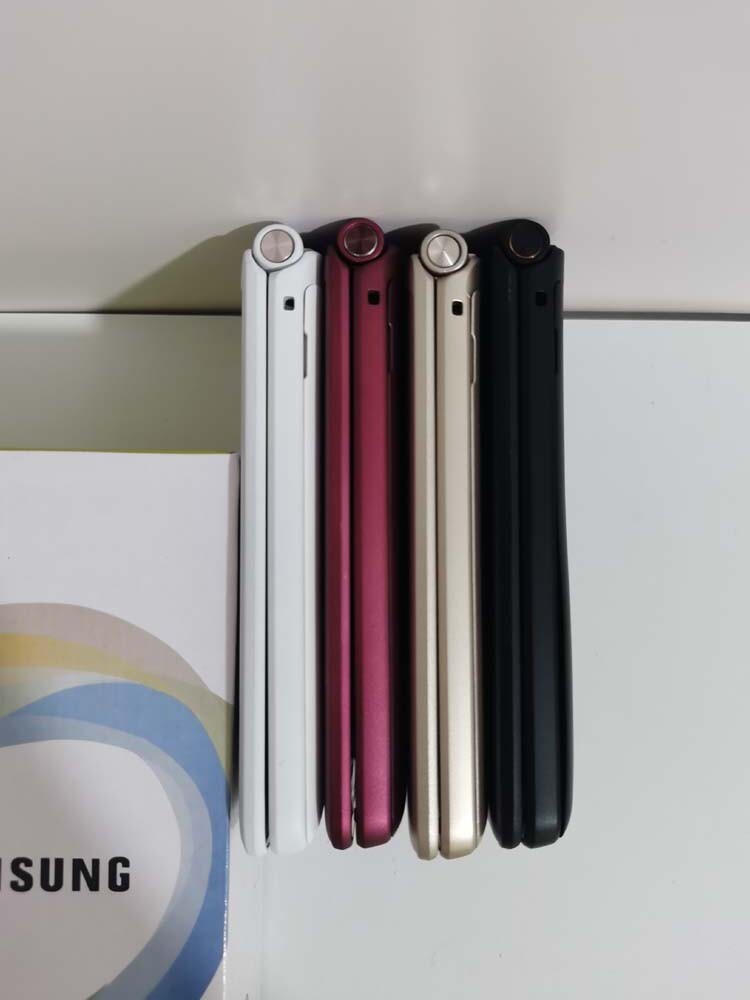 Samsung Galaxy Folder G1600 Dual SIM LTE Flip SmartPhone Unlocked Good Condition Color Burgundy battery 2 * batteries - Image 8