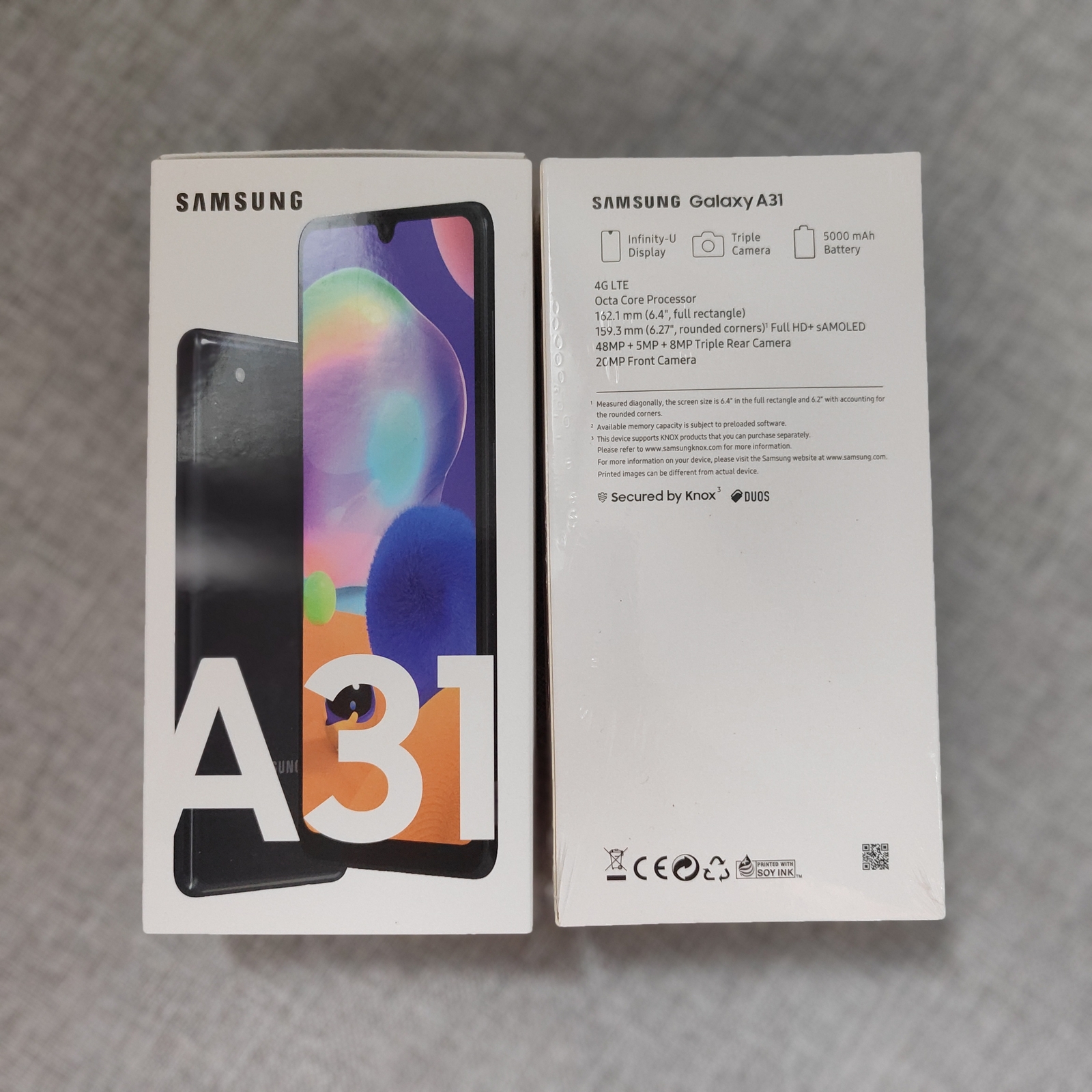 Samsung Galaxy A31 6.4" 48MP SM-A315F/DS (International) 128GB Android Storage 128GB in order binding Mobile phone + packing accessories - Image 5