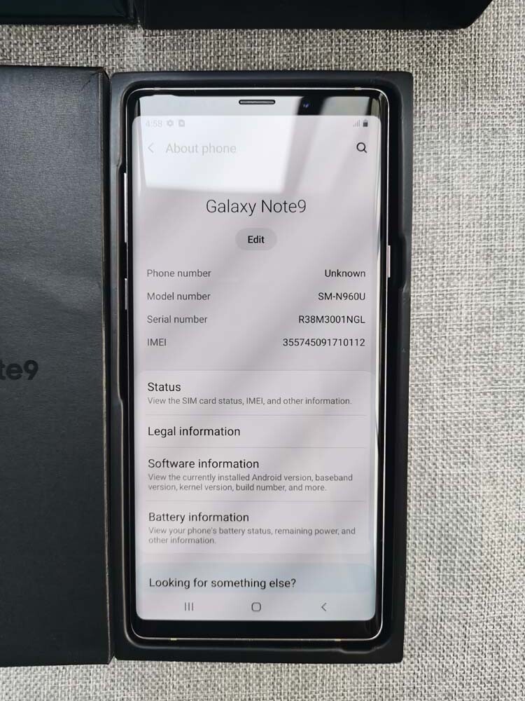Samsung Galaxy Note9 SM-N960F/DS (Global) Unlocked 128GB+6GB Sealed Model SM-N960F/DS (Global) - Image 6