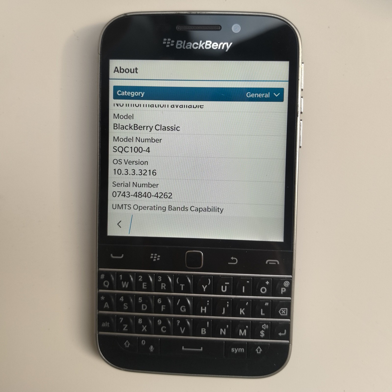 Original BlackBerry Classic Q20 Black white Unlocked 16GB Smartphone Color White - Image 17