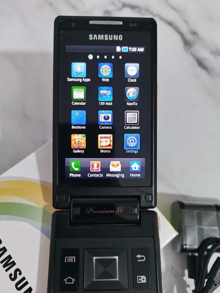 📱Unlocked Samsung SCH-W899 Android 8GB 3G GSM Flip Keynboard Phone Bundle Description W899 - Image 5