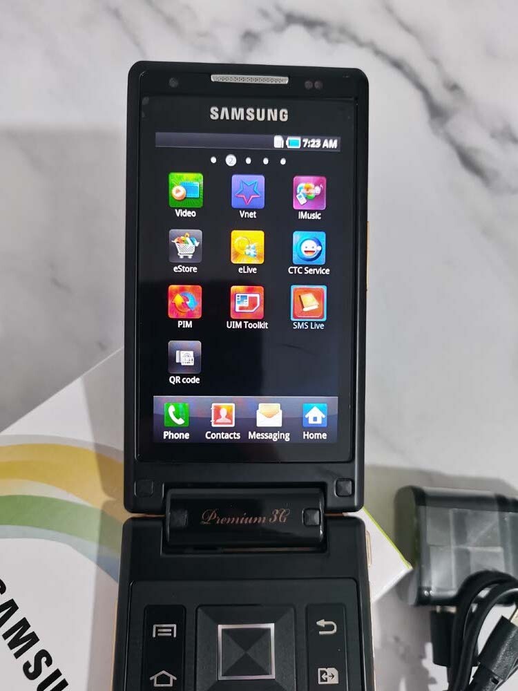 📱Unlocked Samsung SCH-W899 Android 8GB 3G GSM Flip Keynboard Phone Bundle Description W899 - Image 6