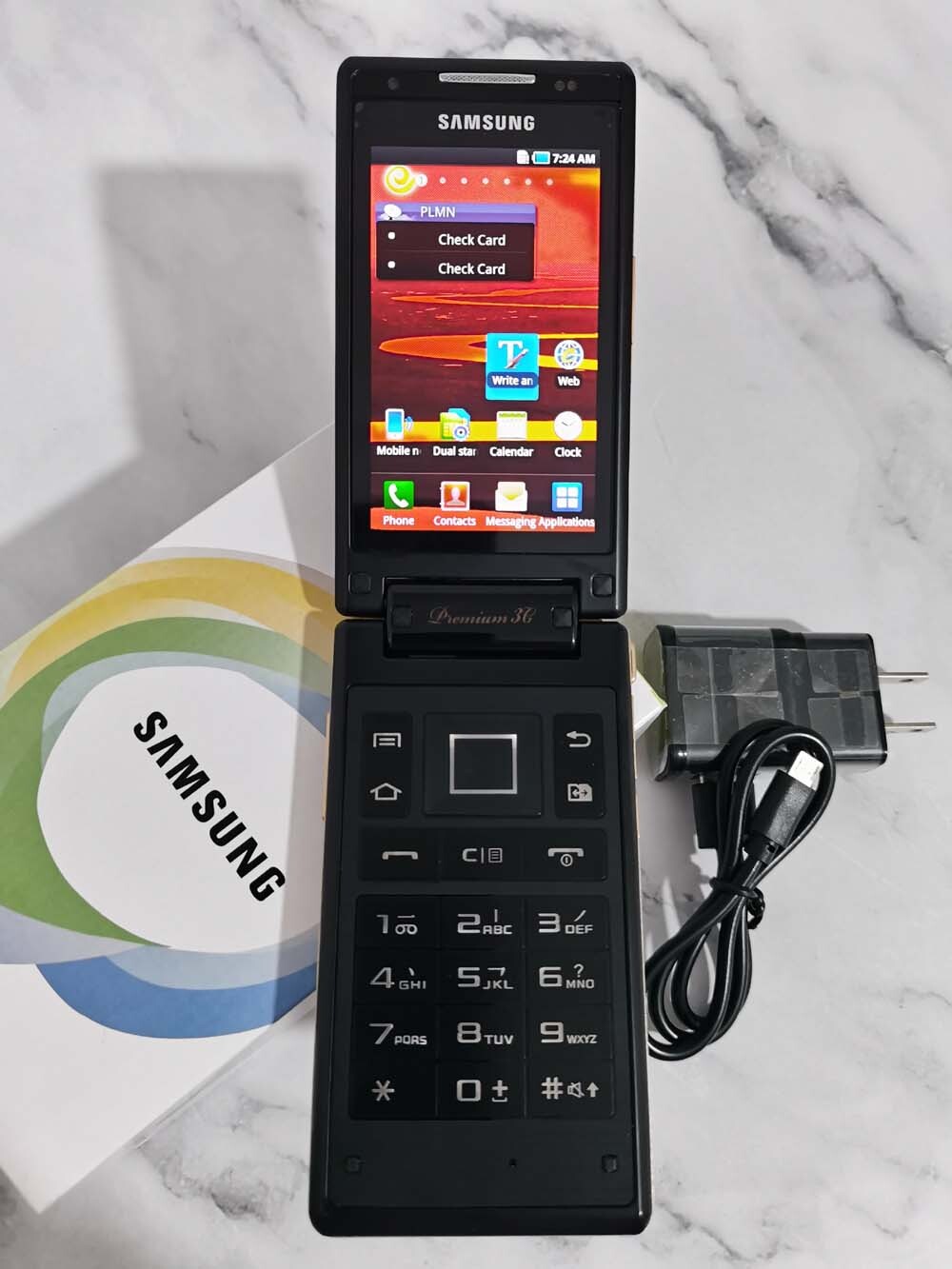 📱Unlocked Samsung SCH-W899 Android 8GB 3G GSM Flip Keynboard Phone Bundle Description W899 - Image 8