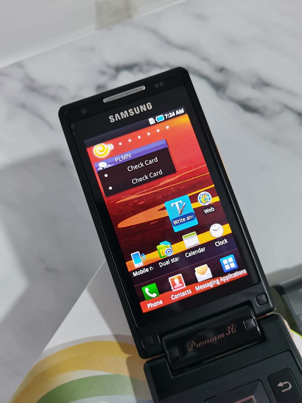 📱Unlocked Samsung SCH-W899 Android 8GB 3G GSM Flip Keynboard Phone Bundle Description W899 - Image 10