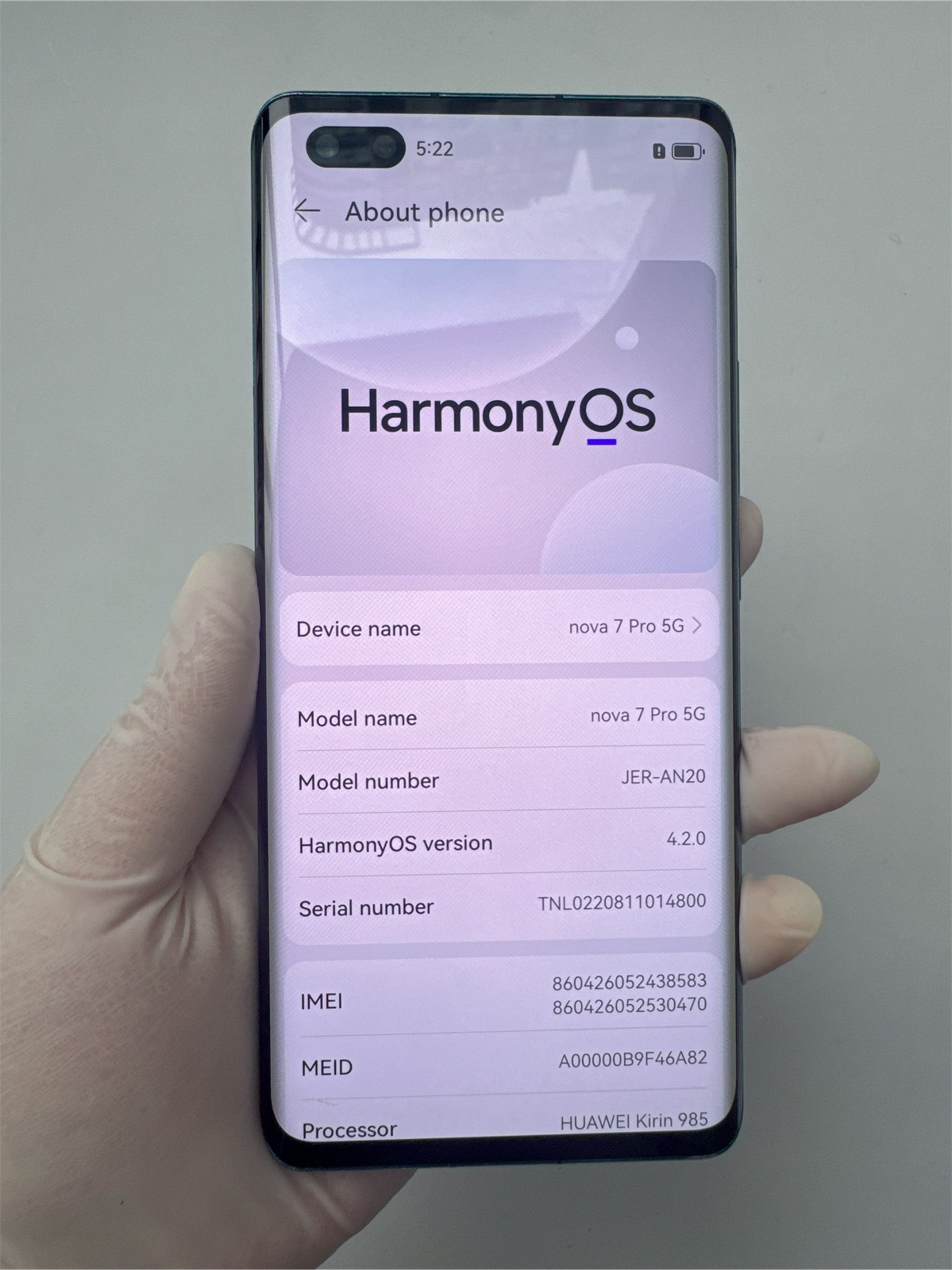 Huawei Nova 7 Pro 8+128GB 6.57in 64MP Kirin 985 Android 10 Smartphone RAM 8+128GB - Image 13