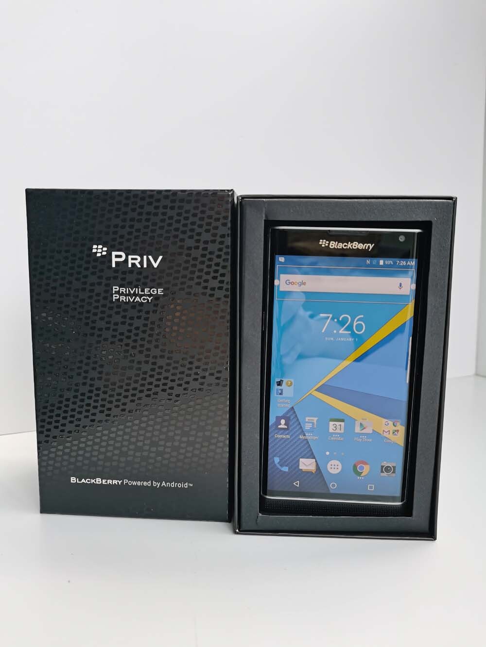 New BlackBerry Priv Unlocked 32GB 4G LTE Slider Good Android Smartphone - Black