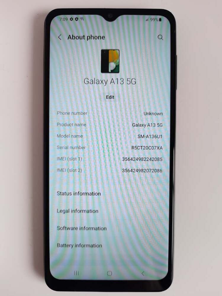 Samsung Galaxy A13 5G Unlocked Android 128GB 50MP 6.5" A136B Global version Color Black Charger Included Yes Storage Capacity 128GB - Image 8