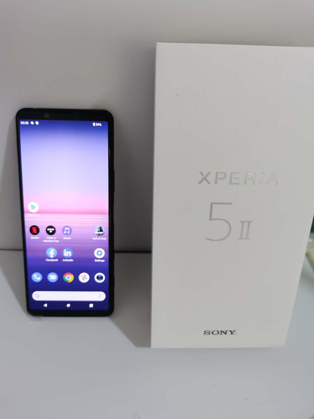 Sony Xperia 5 II Android XQ-AS52(128GB) XQ-AS72(256GB) Unlocked 4G 5G Smartphone Color Black Storage Capacity 128 GB Model Number XQ-AS52