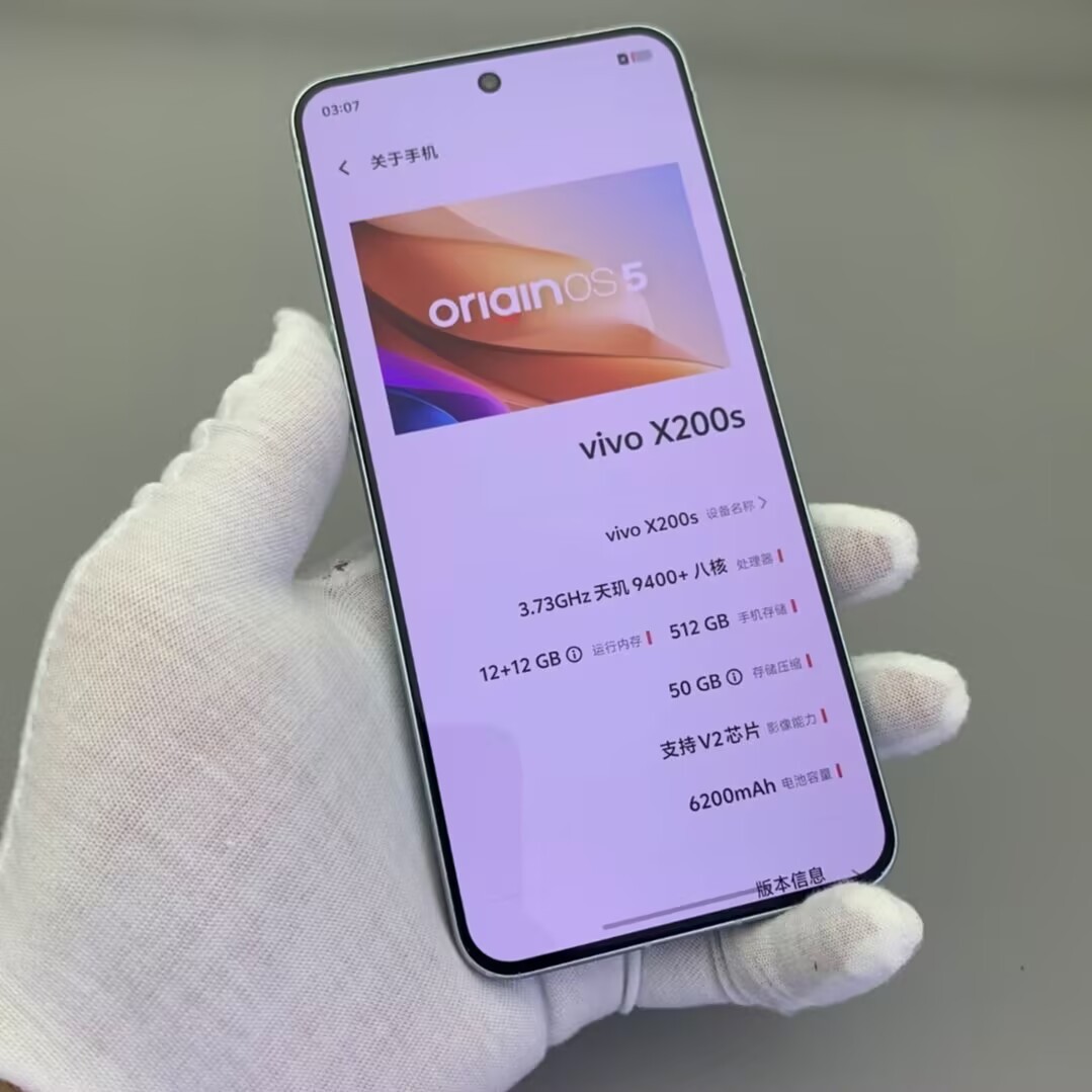 vivo X200S 5G 6.67" 50MP Dimensity 9400+ Android 15(unlocked) Storage 12GB+256GB Color Please note the color. - Image 11