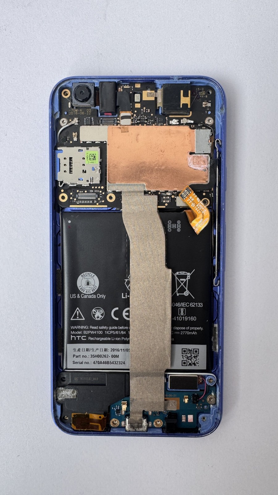 Google Pixel /Google Pixel XL Original Main Board & Back Cover Type Google Pixel XL Back cover - Image 11