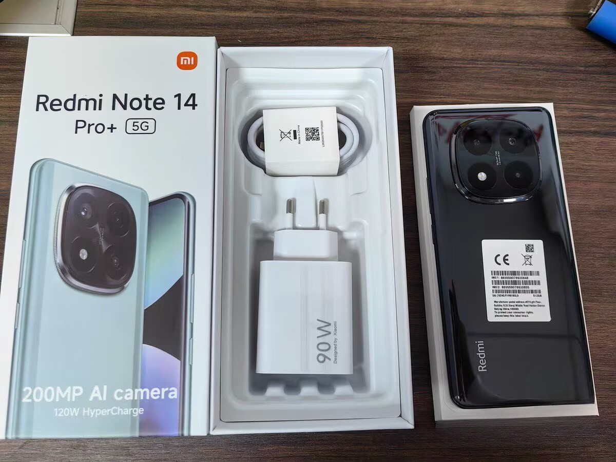 Xiaomi Redmi Note 14 Pro+ 5G 6.67" 200MP 256GB/512GB Snapdragon 5110mAh Global storage 12+256GB colors Color random