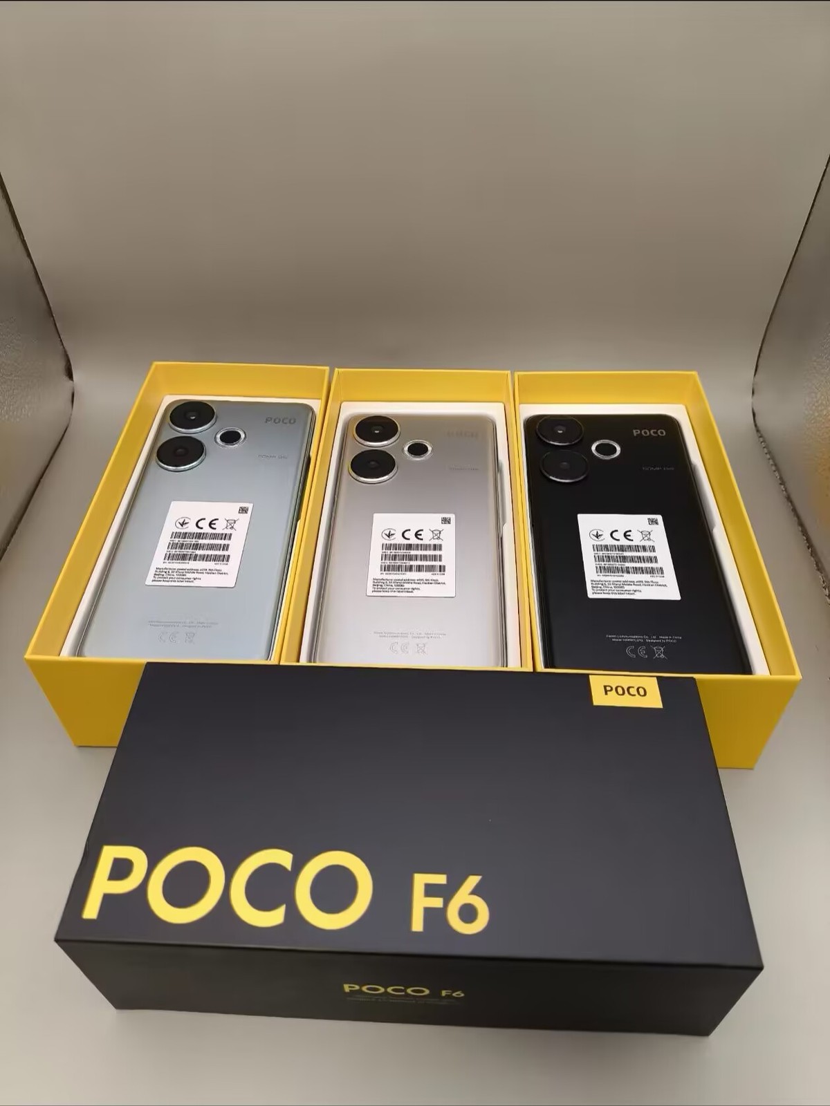 Xiaomi Poco F6 128GB 512GB International version Snapdragon 8s Gen 3 5000mAh 5G Storage 12+256GB Color Please note the color