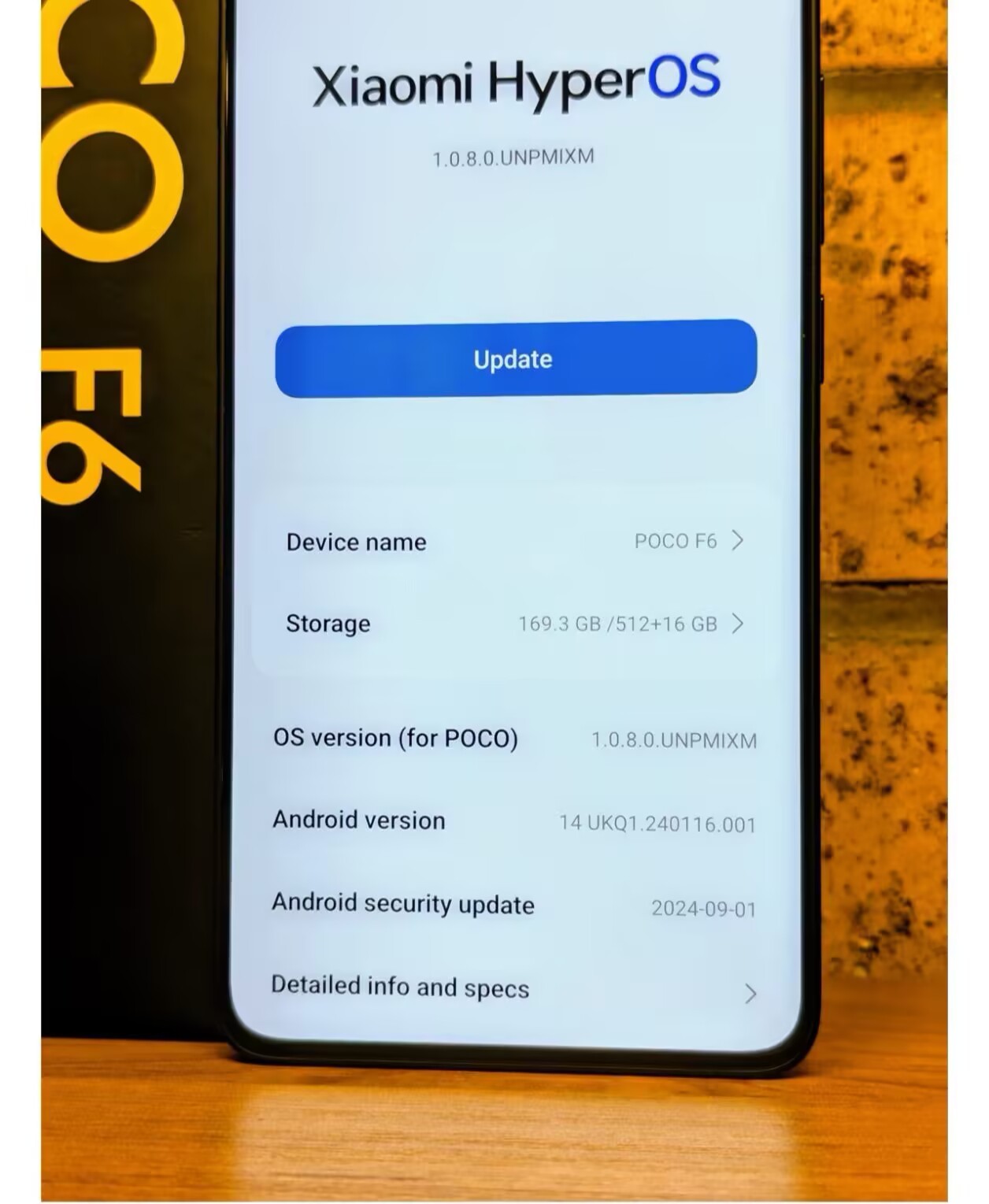 Xiaomi Poco F6 128GB 512GB International version Snapdragon 8s Gen 3 5000mAh 5G Storage 12+256GB Color Please note the color - Image 4