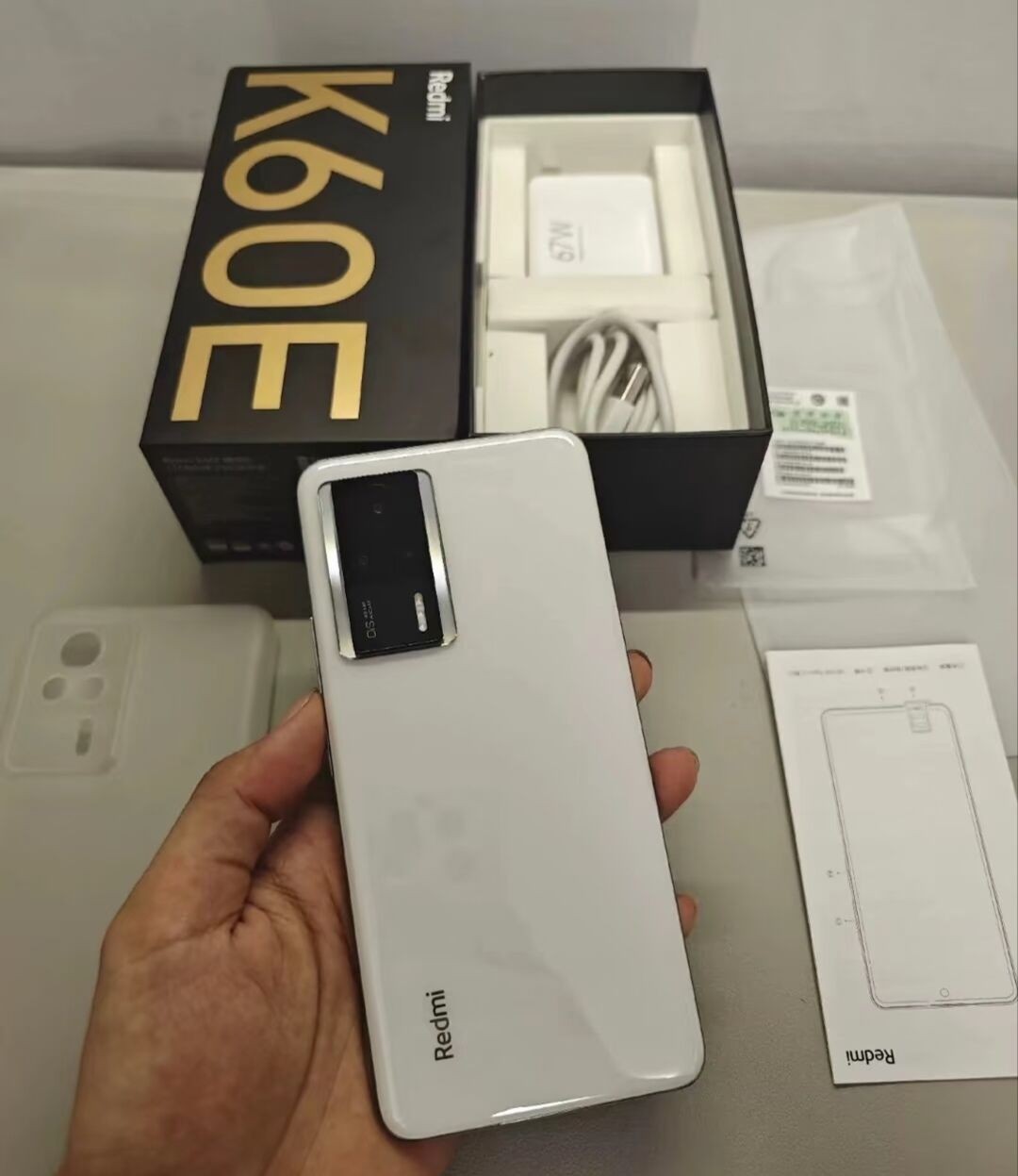 Xiaomi Redmi K60E 5G 6.67" 48MP 128GB 256GB 512GB SmartPhone Google play Storage 8GB+128GB Charger Included Yes colors please note the color you need in order - Image 2