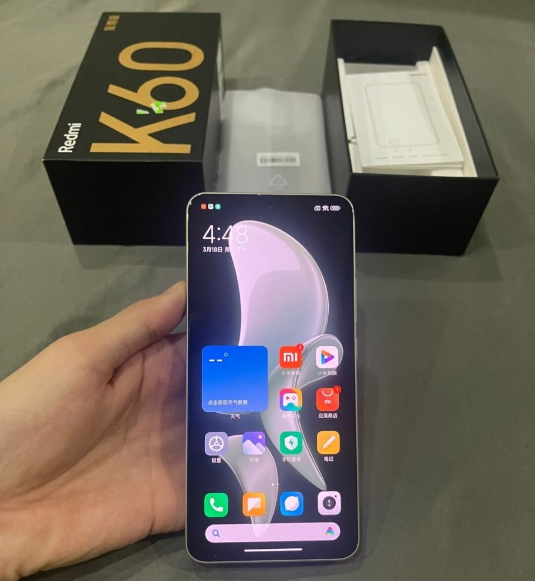 Very Good Xiaomi Redmi K60 Ultra Android 13 Mediatek Dimensity 9200+ 5G Color Random color Package Mobile phone + charger Storage Capacity 12+256GB