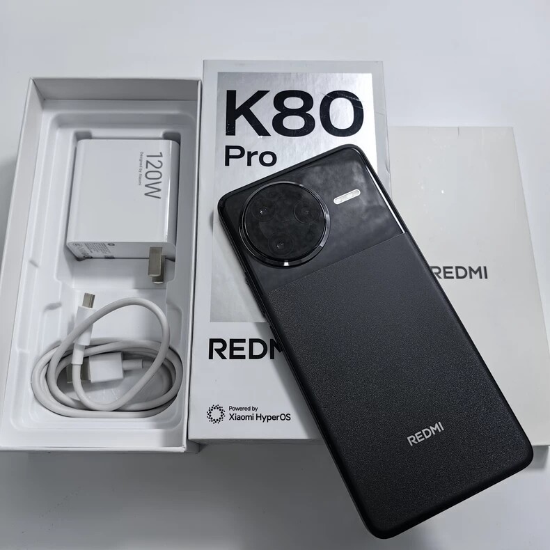 Xiaomi Redmi K80 Pro 5G 6.67" 50MP SmartPhone with Google play Storage 16GB+1TB bundle description phone+charger colors please note the color you need