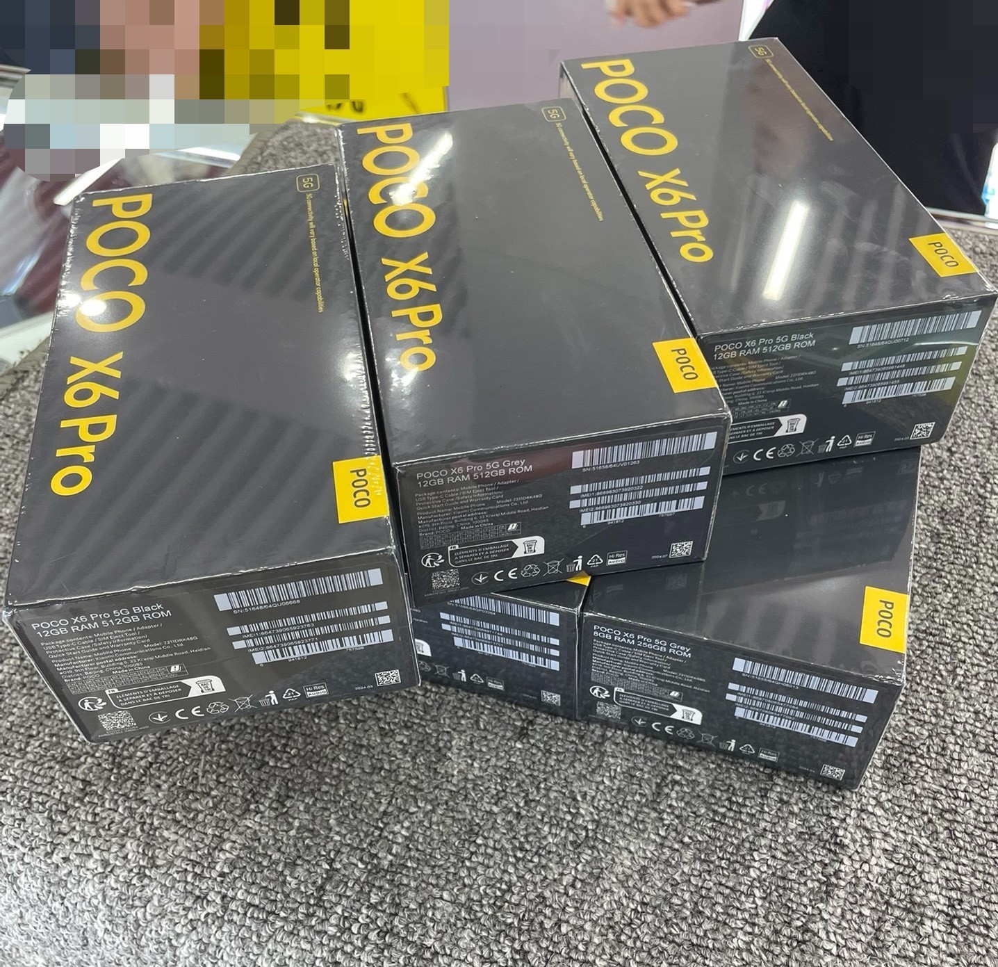 Xiaomi Poco X6 Pro 6.67" 64MP 256/512GB SmartPhone Sealed International version Storage 8GB+256GB color please note the color - Image 2