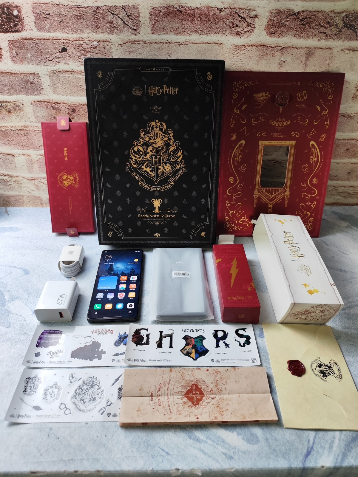 Muggles Xiaomi Redmi Note 12 Turbo 6.67" 48MP Android 12+256G smartphone colors random color - Image 2