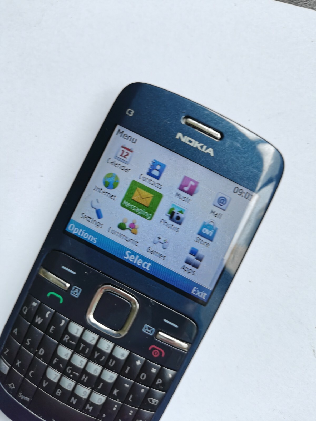Nokia C3 Original Nokia C3-00 WIFI 2MP Bluetooth Jave Unlock Cell Phone Bundle Description 1 battery - Image 5