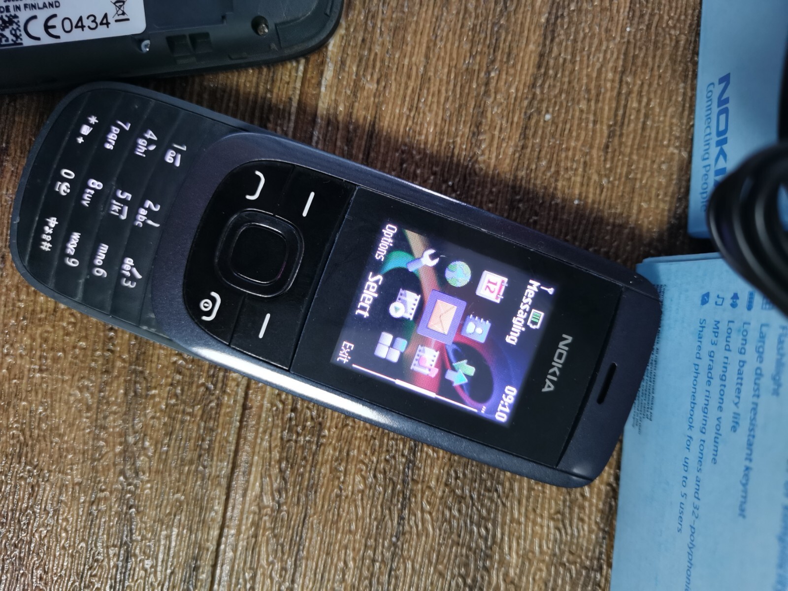 Nokia 2220 slide 2220S 2220 Black red gold Cellular Phone very good conditon - Image 8