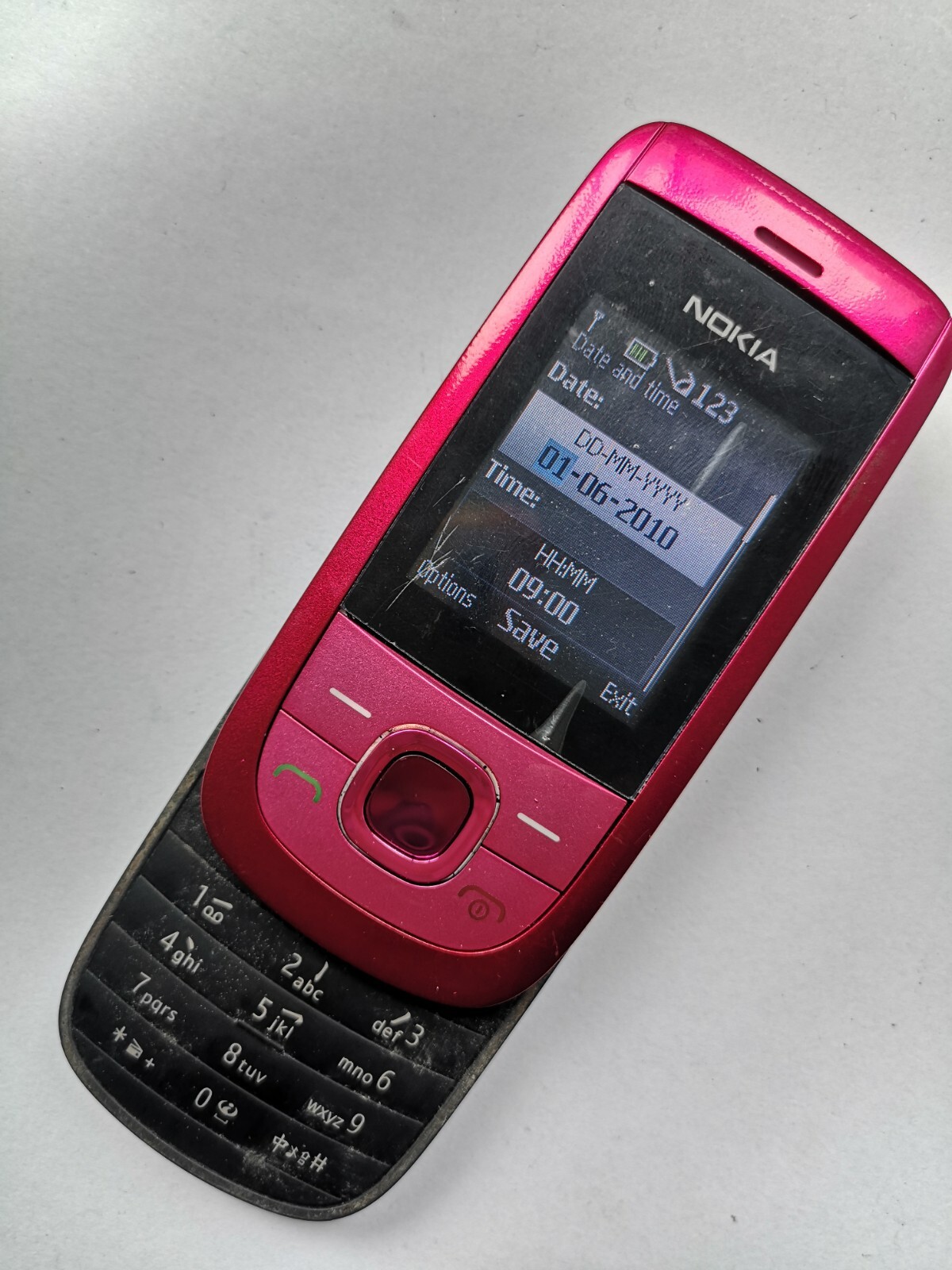 Nokia 2220 slide 2220S 2220 Black red gold Cellular Phone very good conditon - Image 13