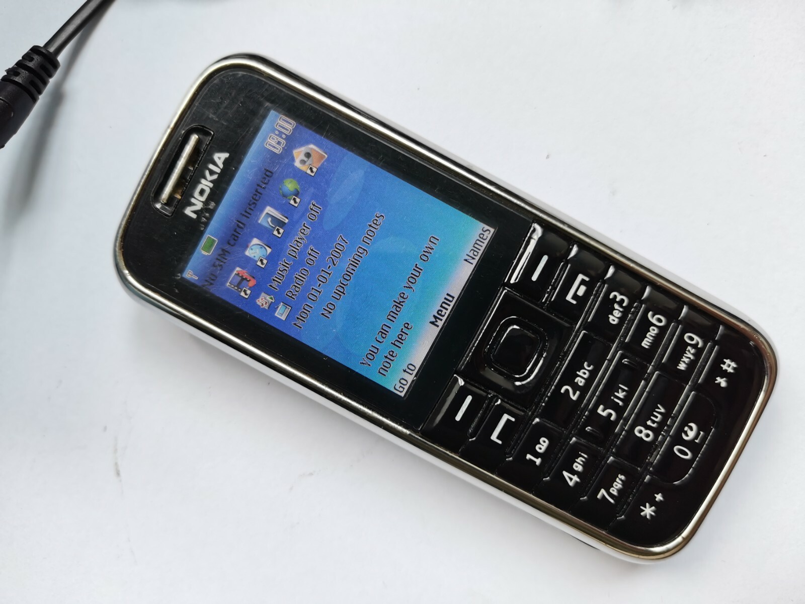 Nokia 6233 original Nokia 6233 phone with 2MP camera 3G loud speaker Russian Bundle Description 1 battery