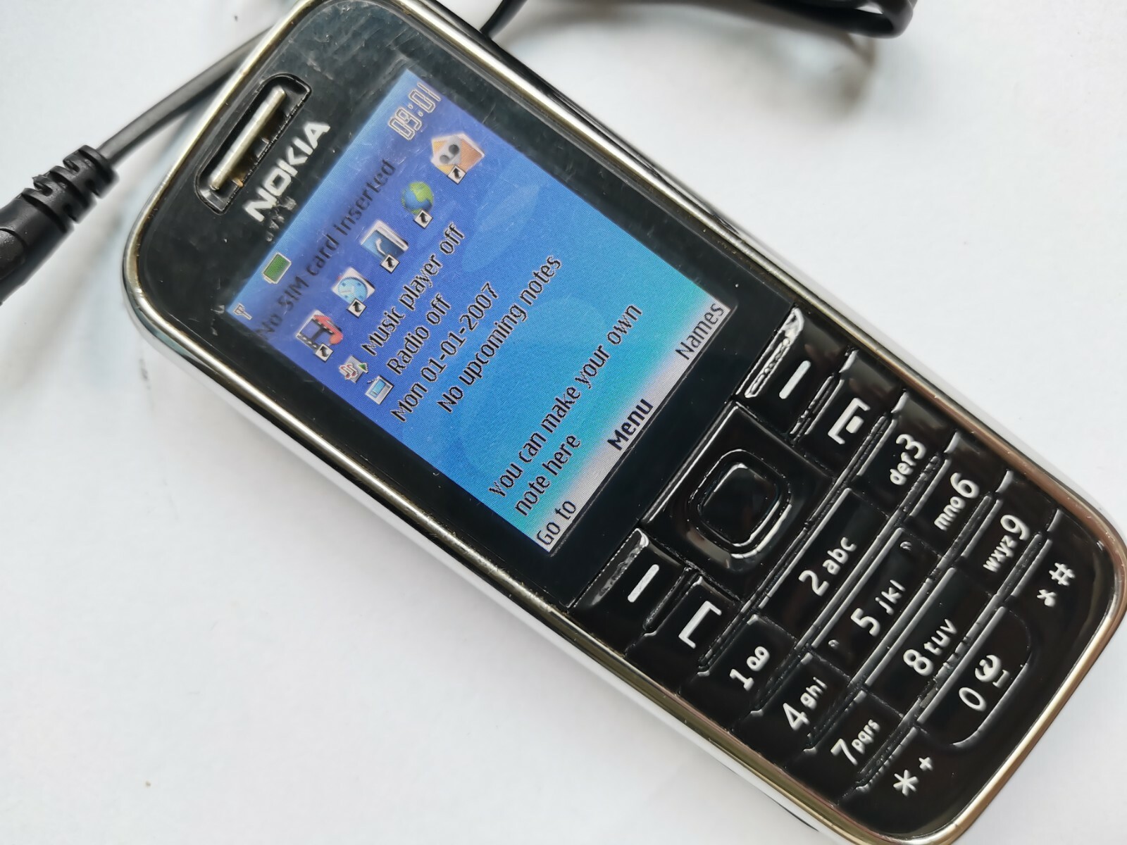 Nokia 6233 original Nokia 6233 phone with 2MP camera 3G loud speaker Russian Bundle Description 1 battery - Image 11