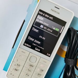 Nokia 515 - White black (Unlocked) Cellular Phone SINGLE sim