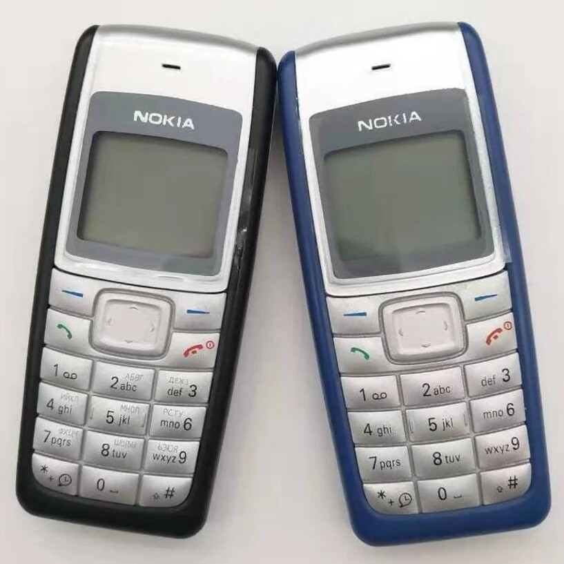 Nokia 1112 - Black blue (Unlocked) 2G GSM Cellular Phone