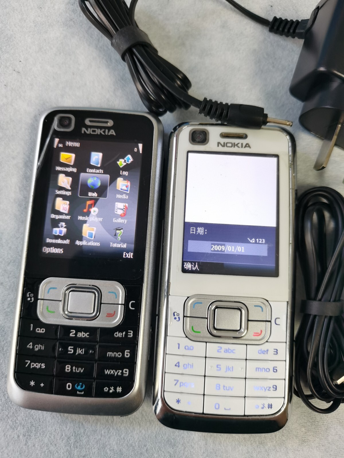 Nokia 6120 classic 3G GSM Unlocked Keyboard Phone Colors Black Battery 1 battery
