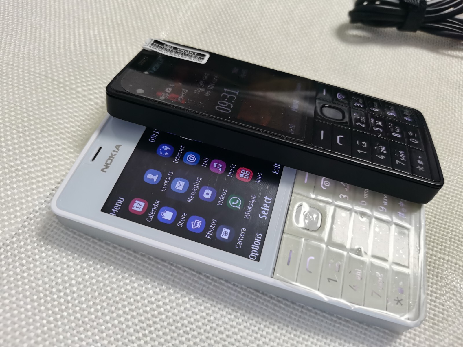 Original Nokia 515 256MB 64MB RAM storage single / dual sim 3G network phone SIM Single sim Color Black - Image 5