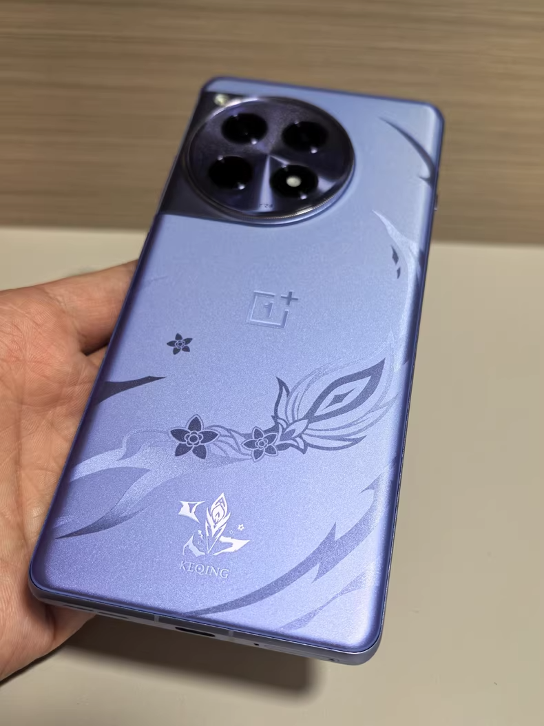 OnePlus Ace3 PJE110 Keqing 16+512G Genshin Impact Limited Edition Purple Google Package Only the phone comes with a charger - Image 8