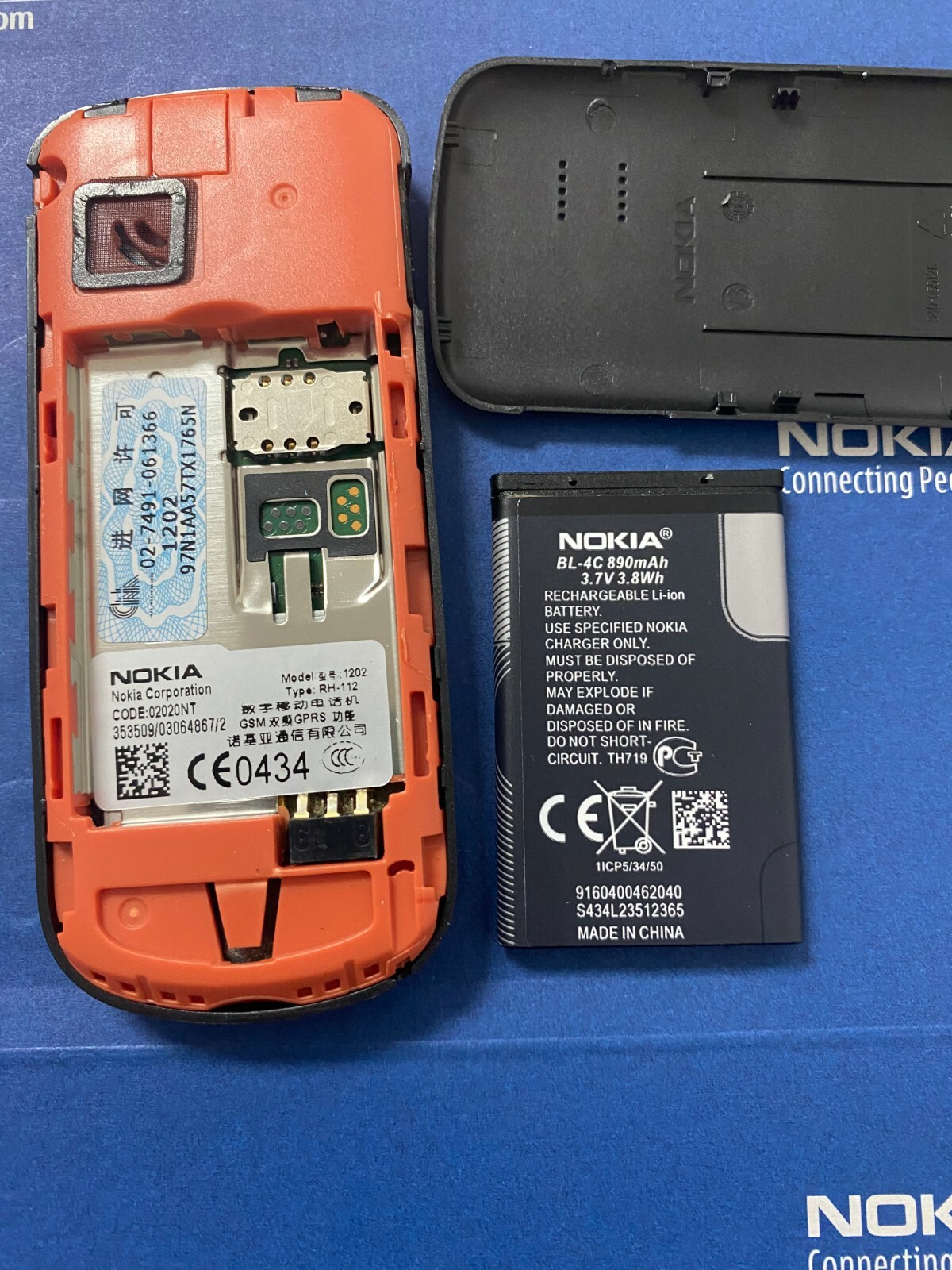 Original Nokia 1202 GSM Unlocked Mobile Phone NOKIA 1202 Good Quality Phone - Image 6