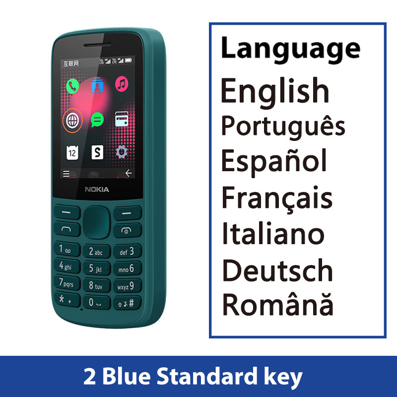 Nokia 215 4G 2020 2.4" 64MB unlocked keyboard phone for old people Color Black Battery with 1 battery - Image 4