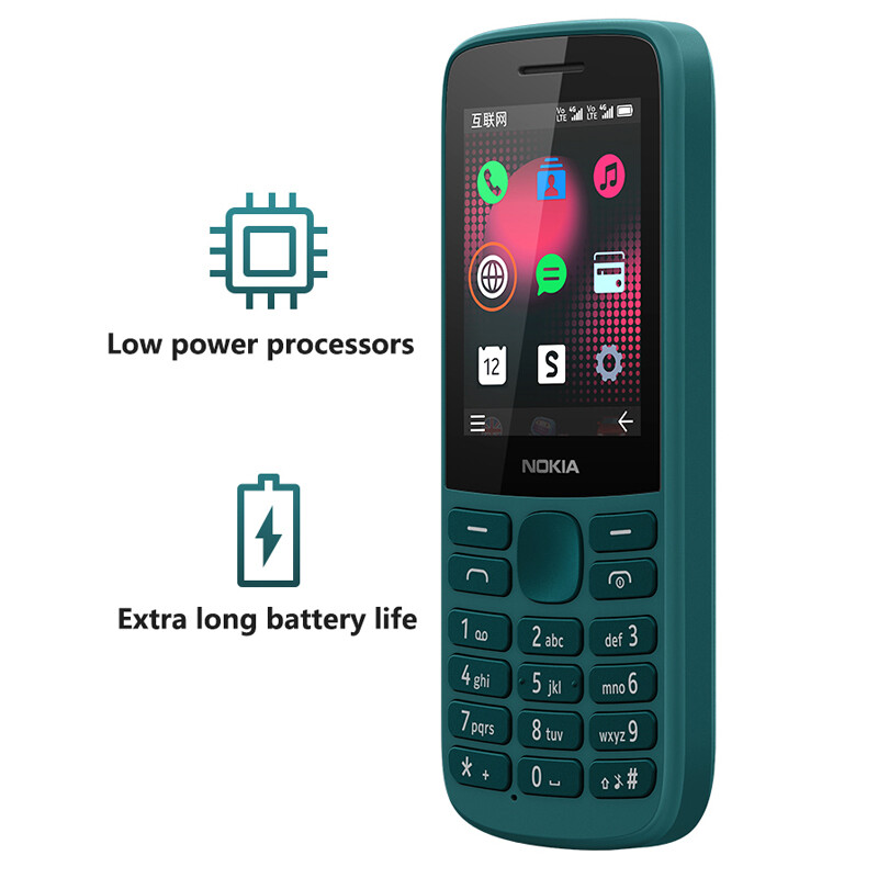 Nokia 215 4G 2020 2.4" 64MB unlocked keyboard phone for old people Color Black Battery with 1 battery - Image 5