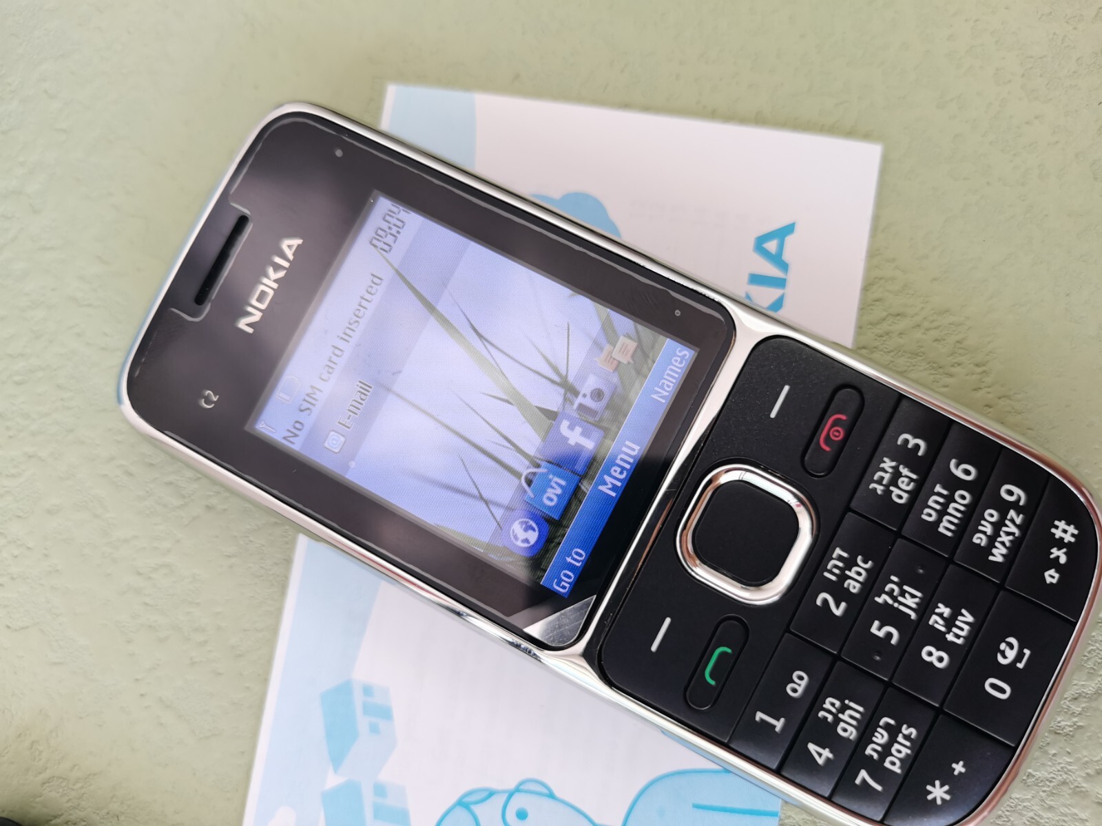Nokia C2-01 Cell Phone Black (Unlocked) 3G Classic Button Mobile Phone