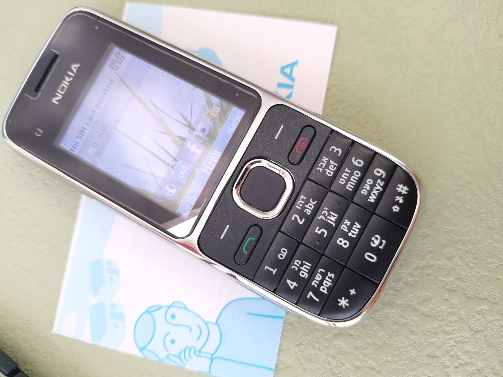 Nokia C2-01 Cell Phone Black (Unlocked) 3G Classic Button Mobile Phone - Image 3