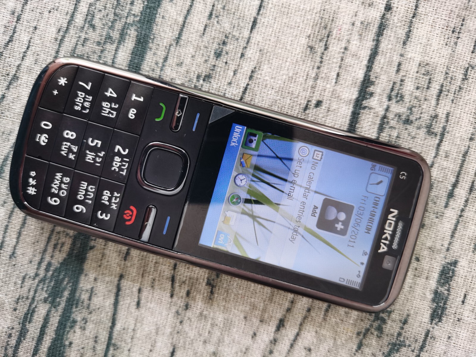 C5-00i Original Phone Unlocked Nokia C5-00 CellPhone 2G GSM 3G 3MP Camera FM - Image 2