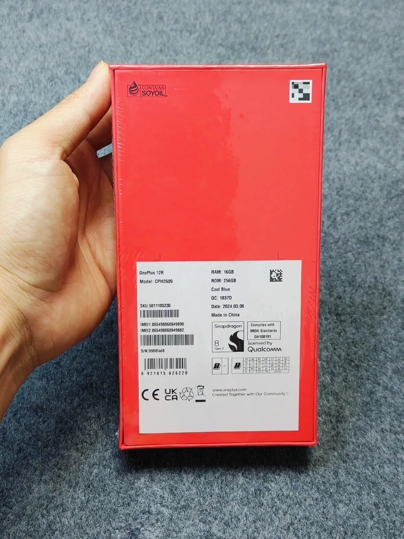 OnePlus 12R 5G 6.78" 50MP Global OxygenOS 15 16GB+512GB Google Play Colors black Storage 12GB+256GB - Image 4
